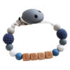 Speenkoord Blauw met naam - Afbeelding 2