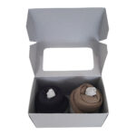 Cupcake Duo Grijs: 1x romper zwart, 1x romper donkergroen en 1 paar lichtgrijze sokken