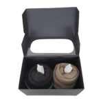 Cupcake Duo Zwart: 1x romper zwart, 1x romper donkergroen en 1 paar lichtgrijze sokken