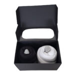 Cupcake Duo Zwart: 1x romper zwart, 1x romper wit en 1 paar lichtgrijze sokken