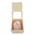 Cupcake Mini Ecru: 1x romper roze en 1 paar witte sokken