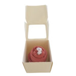 Cupcake Mini Ecru: 1x romper koper en 1 paar witte sokken
