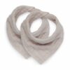 Slabbetje Bandana Wrinkled | Nougat