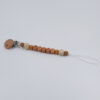 Speenkoord Hexagon Caramel met naam - Afbeelding 2